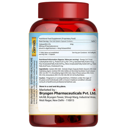 7Senses Astaxanthin 4mg Softgel Capsule (60 Each)
