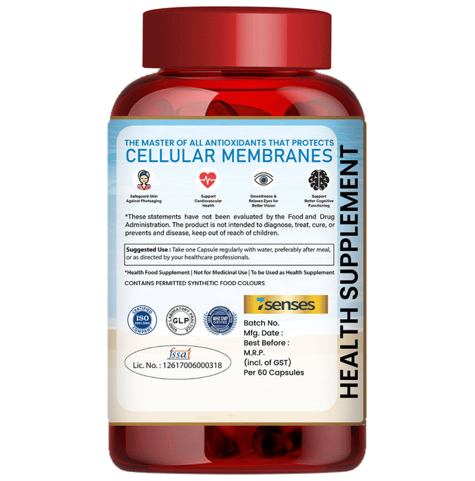 7Senses Astaxanthin 4mg Softgel Capsule (60 Each)