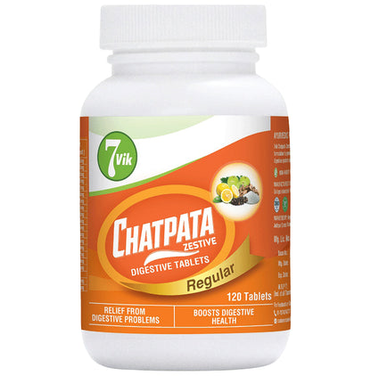 7vik Chatpata Zestive Digestive Tablet - Classic Derma