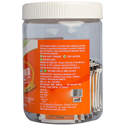 7vik Chatpata Zestive Digestive Tablet