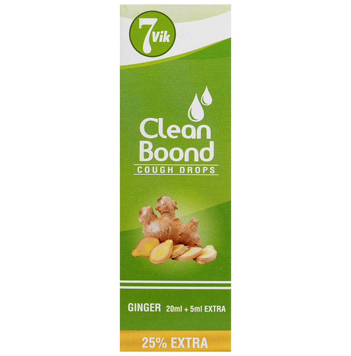 7vik Clean Boond Cough Drops Ginger - Classic Derma