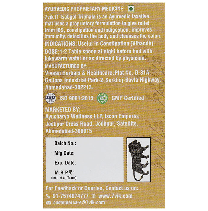 7vik Isabgol Triphala Churna