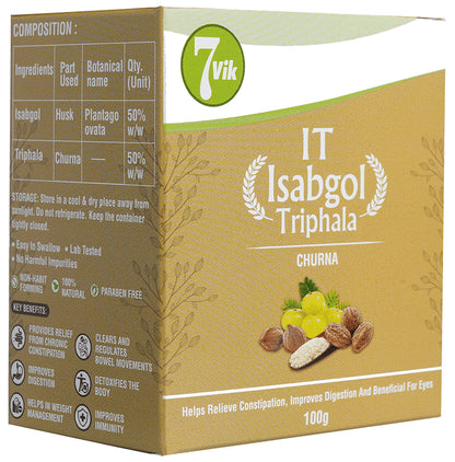 7vik Isabgol Triphala Churna