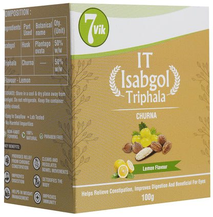 7vik Isabgol Triphala Churna Lemon