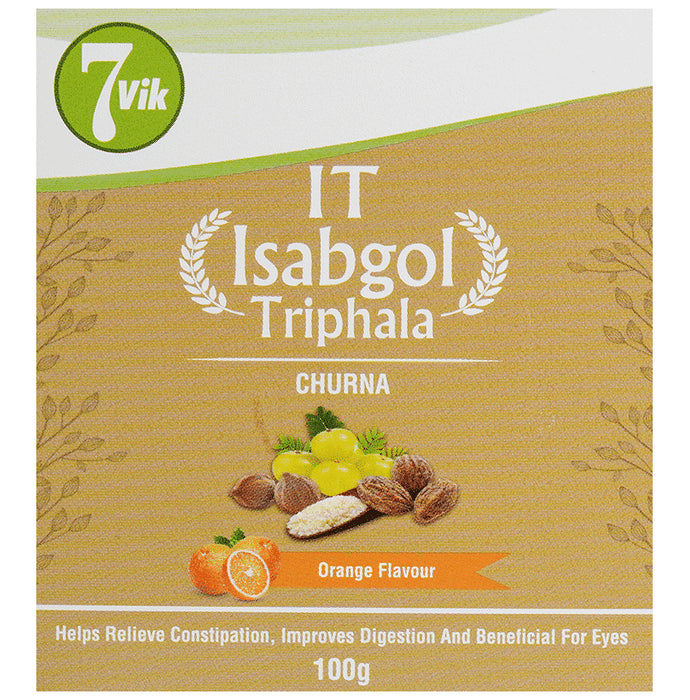 7vik Isabgol Triphala Churna Orange - Classic Derma