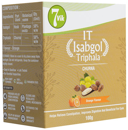 7vik Isabgol Triphala Churna Orange