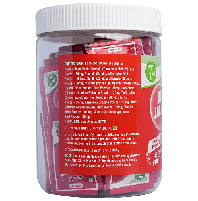 7vik NoJalan Instant Relief from Acidity Sachet