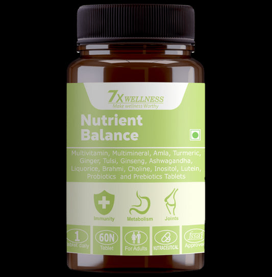 7X Wellness Nutrient Balance Tablet (60 Each) Bottle - Classic Derma
