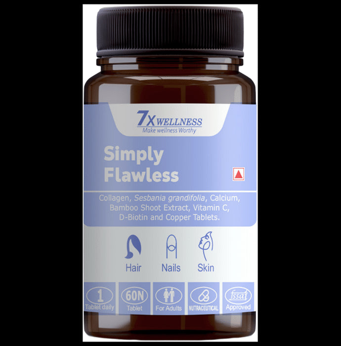7X Wellness Simply Flawless Tablet (60 Each) - Classic Derma