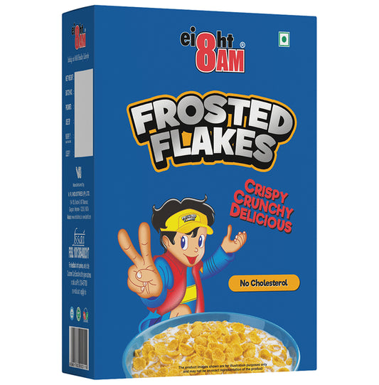 8AM Frosted Flakes Crispy Crunchy Delicious (480gm Each) Box - Classic Derma