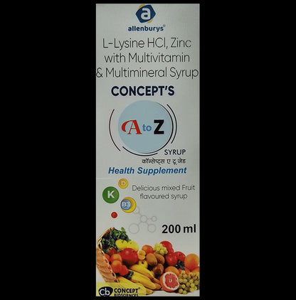 A to Z Syrup Delicious Mixed Fruit - Classic Derma