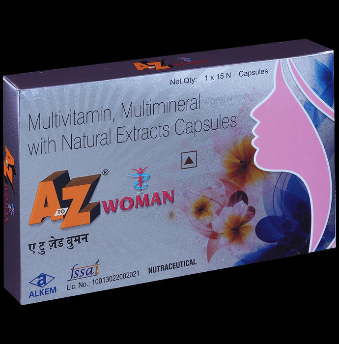 A to Z Women Capsule with Multivitamins, Multiminerals & Natural Extracts