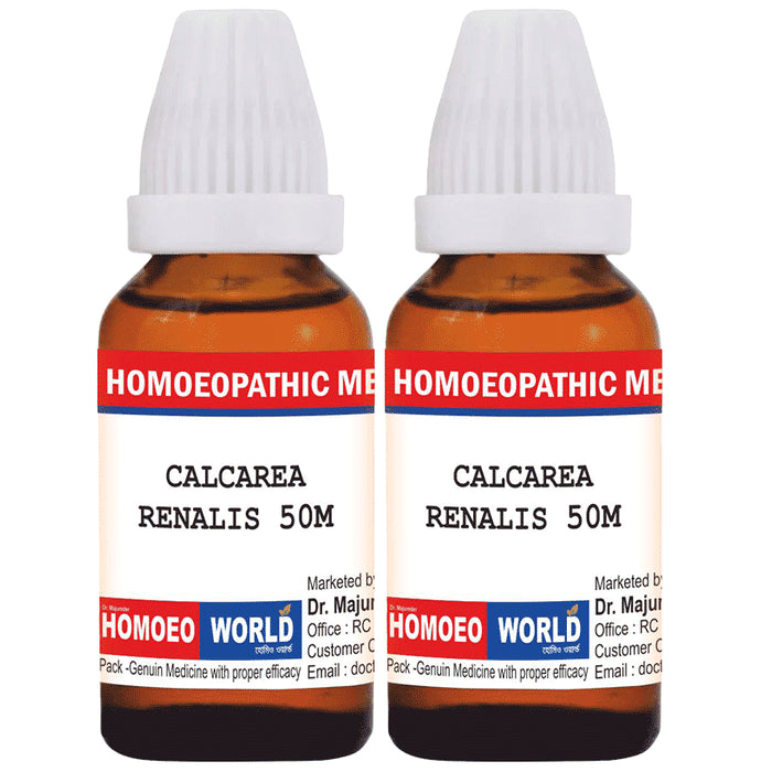 Dr. Majumder Homeo World Calcarea Renalis Dilution(30ml Each) 50M - Classic Derma