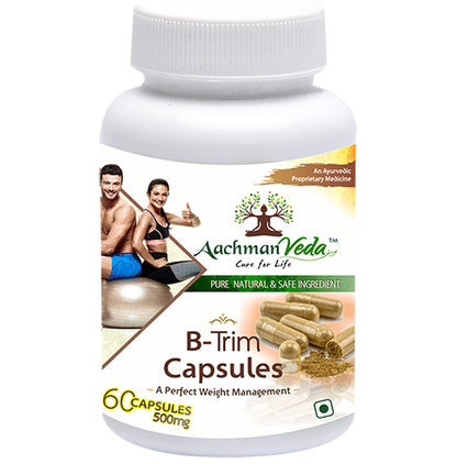 Aachman Veda A Perfect Weight Management B-Trim 500mg Capsule (60 Each)