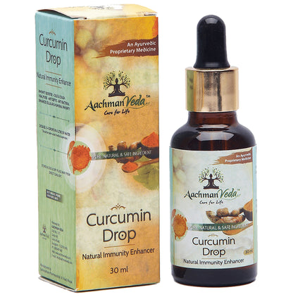 Aachman Veda Garcinia Cambogia Capsule with Aachman Veda Curcumin Drop 30ml Free