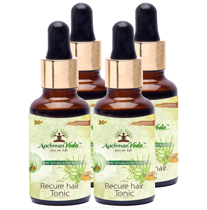 Aachman Veda Recure Hair Tonic (30ml Each) - Classic Derma