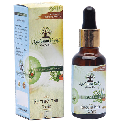 Aachman Veda Safed Musli Virility & Stamina Capsule with Aachman Veda Recure Hair Tonic 30ml Free