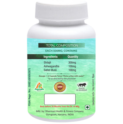 Aachman Veda Shilajit Pure Extract Capsule (60 Each)