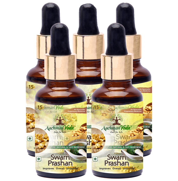 Aachman Veda Swarn Prashan (15ml Each) - Classic Derma