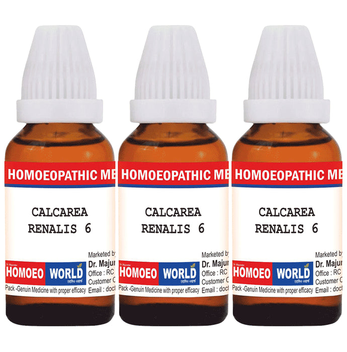 Dr. Majumder Homeo World Calcarea Renalis Dilution(30ml Each) 6 CH - Classic Derma