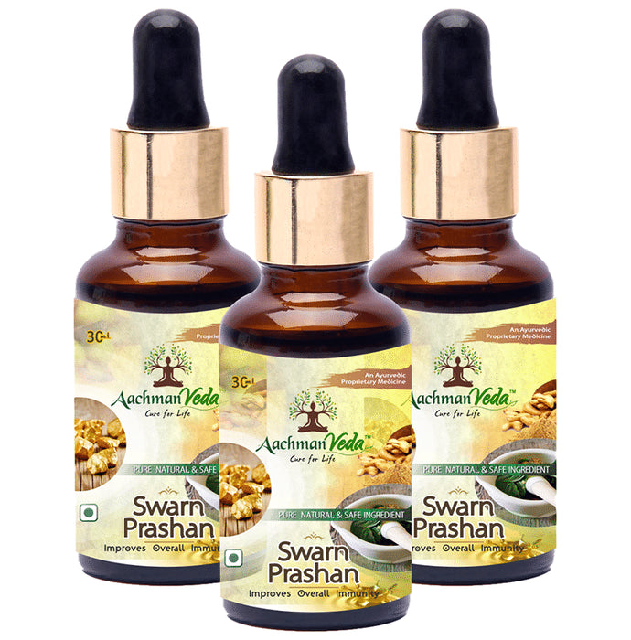 Aachman Veda Swarn Prashan (30ml Each) - Classic Derma