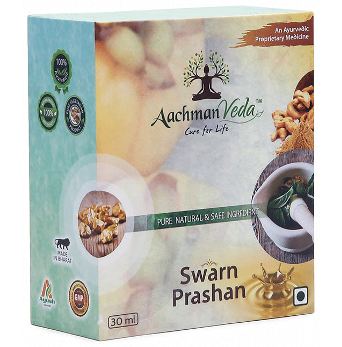Aachman Veda Swarn Prashan Ayurvedic Immunity Booster for Children - Classic Derma