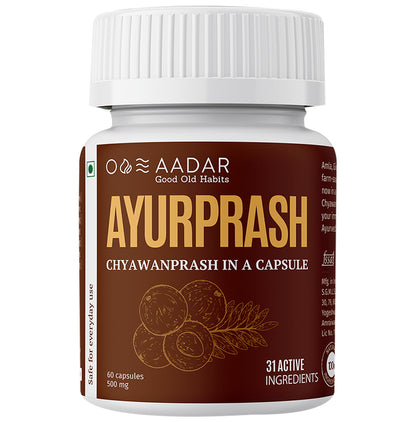 Aadar Ayurprash 500mg Capsule - Classic Derma