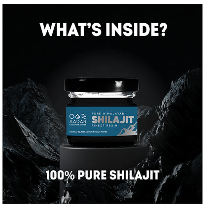 Aadar Pure Himalayan Shilajit Finset Resin (15ml Each)
