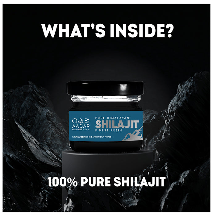 Aadar Pure Himalayan Shilajit Finset Resin (15ml Each)