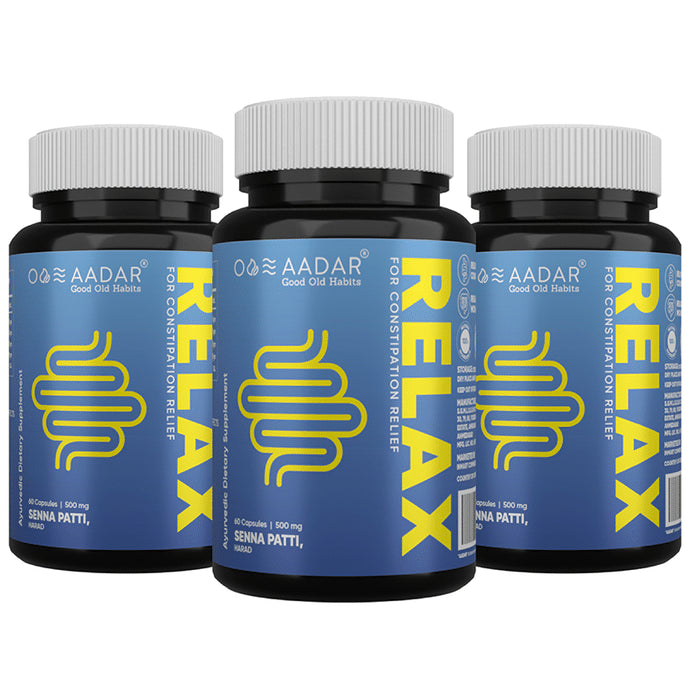 Aadar Re-Lax 500mg Capsule (60 Each) - Classic Derma