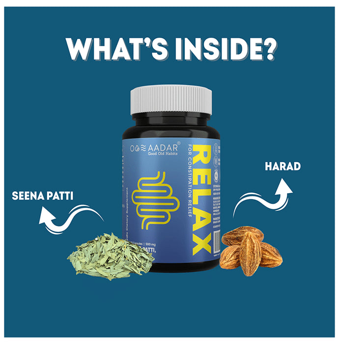 Aadar Re-Lax 500mg Capsule (60 Each)