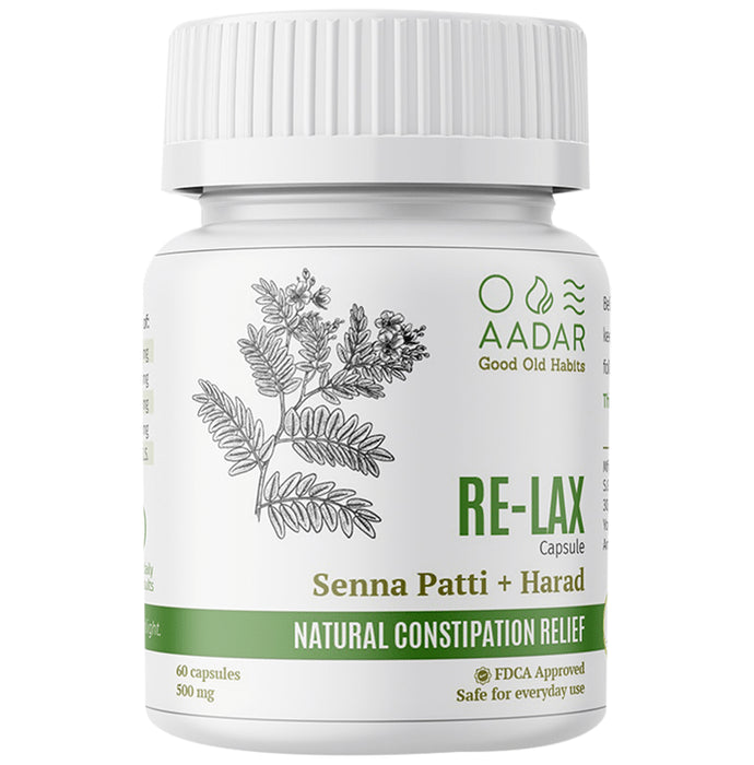 Aadar Re-Lax 500mg Capsule (60 Each) - Classic Derma