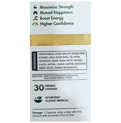 Aadiyogi Herbals Premax Gold Capsule (30 Each)