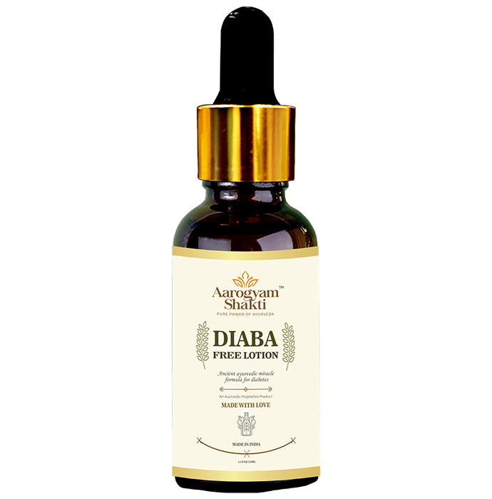 Aarogyam Shakti Combo Pack of Diaba Free Lotion (110ml+30ml)