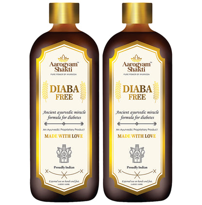 Aarogyam Shakti Diaba Free (110ml Each) - Classic Derma