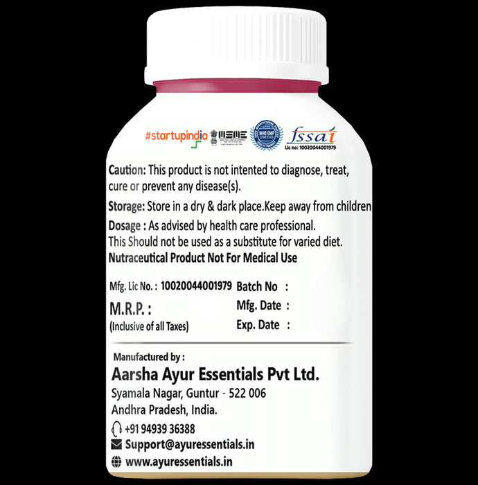 Aarsha Ayur Essentials Nano Brahmi Capsule