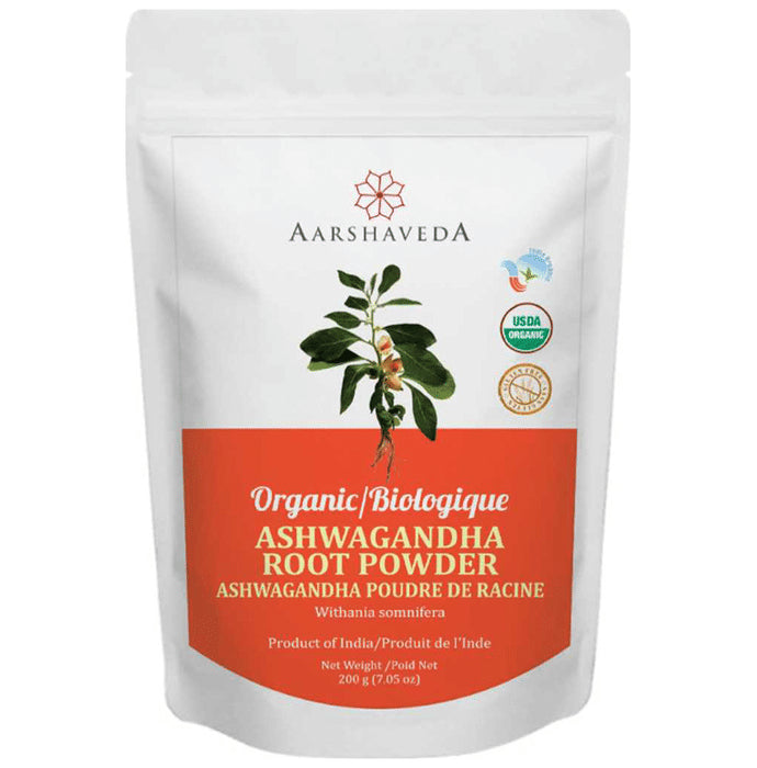 Aarshaveda Organic Ashwagandha Root Powder - Classic Derma