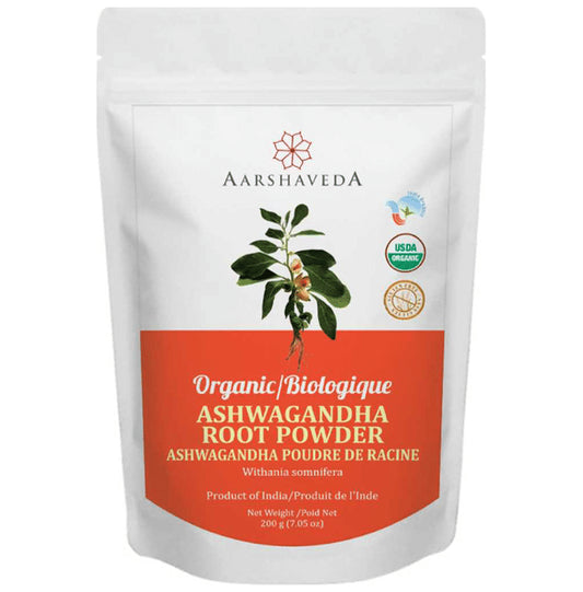 Aarshaveda Organic Ashwagandha Root Powder - Classic Derma