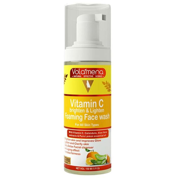 Volamena Vitamin C Brighten & Lighten Foaming Face Wash - Classic Derma