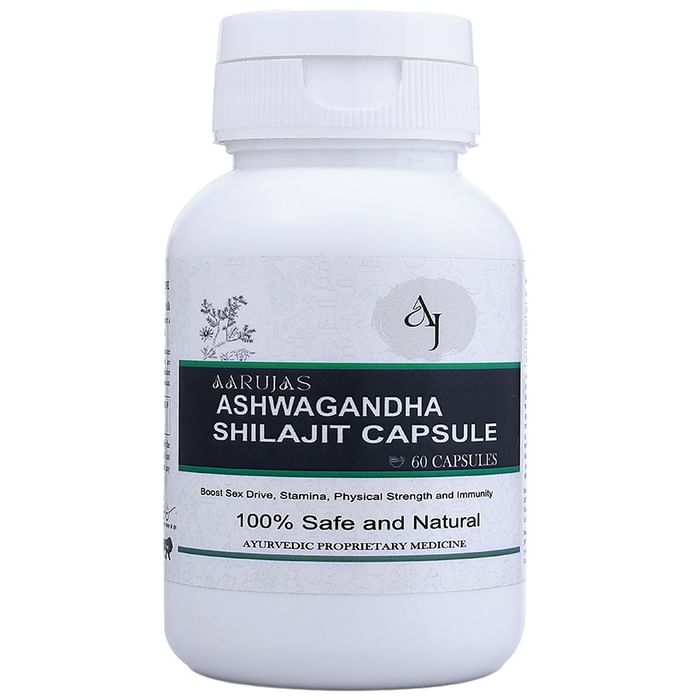 Aarujas Ashwagandha Shilajit Capsule - Classic Derma