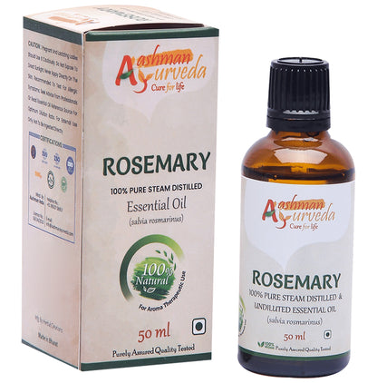 Aashman Ayurveda 100% Pure Steam Distilled Essential Oil (50ml Each) Rosemary