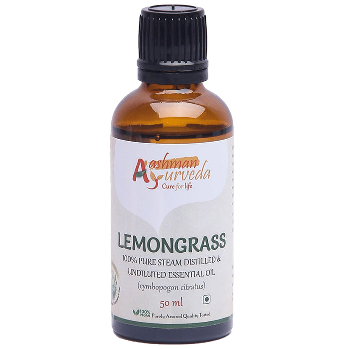 Aashman Ayurveda 100% Pure Steam Distilled Essential Oil Lemongrass