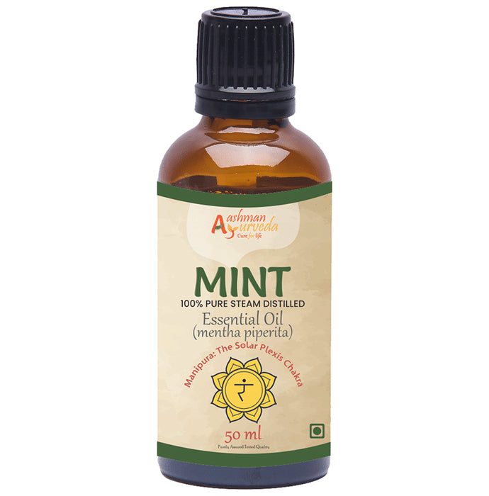Aashman Ayurveda 100% Pure Steam Distilled Essential Oil Mint