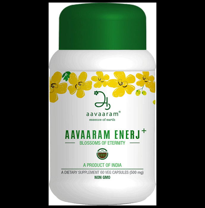 Aavaaram Enerj+ 500mg Veg Capsule - Classic Derma