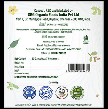 Aavaaram Herba Enerj+ Veg Capsule