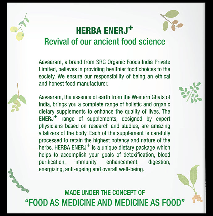 Aavaaram Herba Enerj+ Veg Capsule