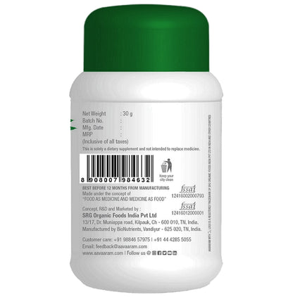 Aavaaram Neem Enerj+ 500mg Veg Capsule