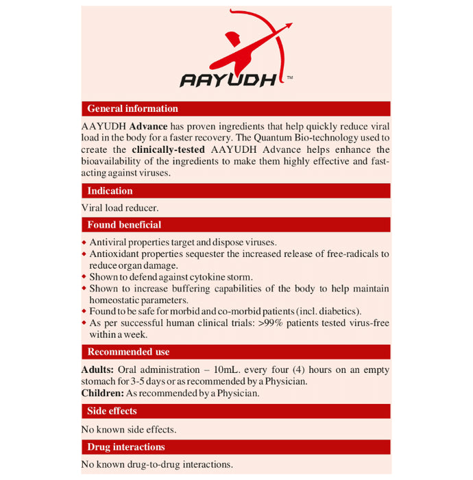 Aayudh Advance + Syrup