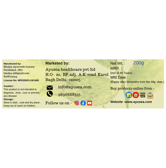 Aayusea Organic Amla Fruit Powder