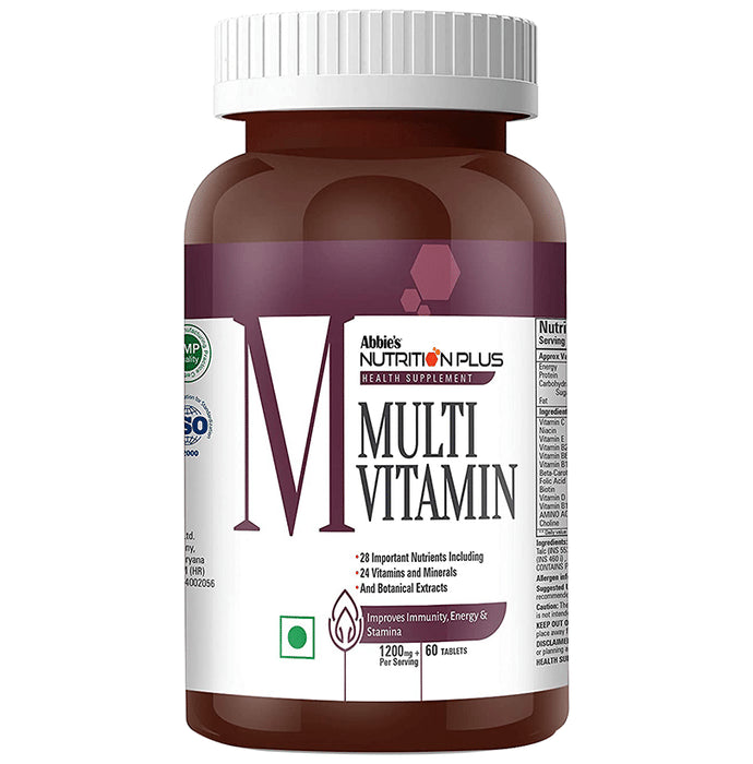 Abbie's Nutrition Plus Health Supplements Multivitamins Tablet - Classic Derma